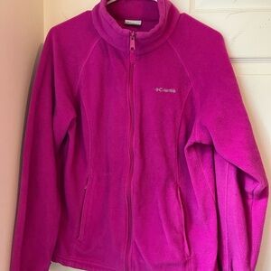 Pink Columbia zip up jacket